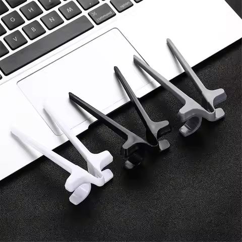 1PC New Plastic Creative Finger Chopsticks Anti-dirty Play Games Phone Clip Snacks Creative Lazy Ass