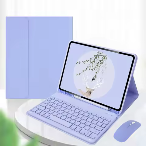 Keyboard Cover Funda for Samsung Galaxy Tab A9+ A9 Plus Tab S9 FE Tab A8 Tab A7 Tab S6 Lite Tab S7 S