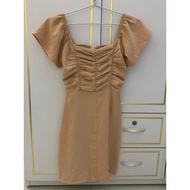 Pass short beige dress