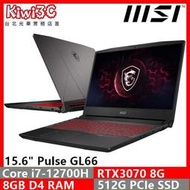 奇異果3C MSI GL66 12UGK-689TW i7-12700H/RTX3070/15.6"