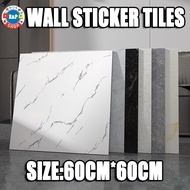 60x60CM Marble Vinyl tiles Floor Stickers Self Adhesive waterproof PVC tiles for flooring Carpet Mat