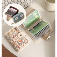 Multi-slot card holder short wallet woman pu leather purse wanita credit card holder-alyssa