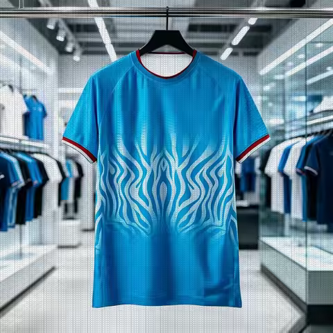 2026 New Season Congo Blue Football Suit DR Congo Jersey T Shirt Men Kids Summer Tees Quick Drying S