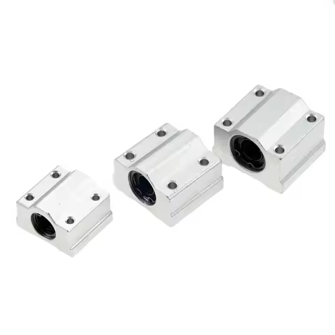 4PCS Linear Motion Ball Bearing Slide Block Bushing SC8UU SCS8UU SC10UU SCS12UU SCS16UU SC20UU Linea