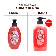 DHERBS Gel Mandian Aura 7 Bunga 500ml – Aura Positif & Seri Wajah