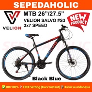 Sepeda Gunung MTB NEW PHOENIX 2708 AL / VELION SALVO 03 Ukuran 26 27.5 Inch Rem Cakram Dewasa