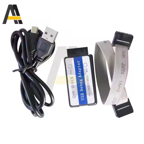 C8051F Emulator 3.3V-5V Downloader Programmer JTAG/C2 U-EC6/U-EC5/EC3 USB Debug Adapter C8051F00 C80