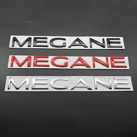 Accessories Renault Megane RS GT Emblem Car Metal Trunk Words Letters Logo Emblem Badge Decals Stick