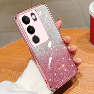 เคส Vivo V29 5G สำหรับ Vivo V29 5G / V29 Pro 5G【นิ่ม ชุบ ดอกไม้ กันกระแทก เคสโทรศัพท์】