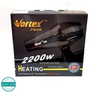 ไดร์เป่าผม Vortex รุ่น 7800 ขนาด 2200 วัตต์ ขนาดบรรจุ 1 ชิ้น/ Vortex 7800 Professional Tourmaline Bl