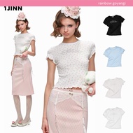 1JINN STUDIO X SNOOPY Heart Crop Tee