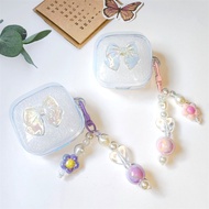 ins butterfly Case For Baseus E20 E19 E18 E17 BD1 Case WM01 WM02 Plus Soft Silicone Transparent Prot