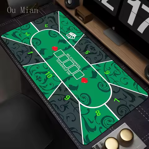 Poker Layout Mat Texas Holdem Available Table Mat Craps And Roulette Table Felt Green Fabric Mat Off