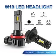 2PCS Mini Size 1:1 Car LED Headlight Foglight 60W 12000LM H1 H4 H7 H8/H11 HB3/9005 HB4/9006 9012 W10