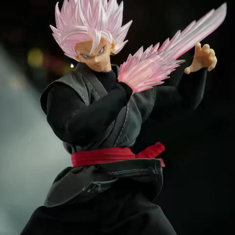 Dragon Ball Anime Handmade clothes Son Goku black Goku Clothes Built In Iron Wire Is Suitable for 1/
