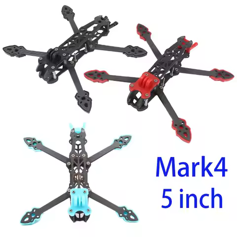 Mark4 5inch Carbon Fiber Frame Kit 225mm Wheelbase 5mm Arm Freestyle Long Range Frame for RC Quadcop