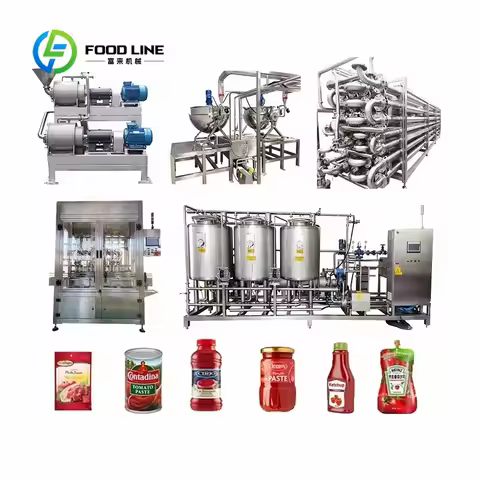 Ketchup production line Ketchup processing and manufacturing machine