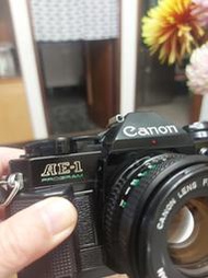 【售】很新收藏級的 Canon AE-1p A系列小旗艦 可程式Program ,加購FD 50mm F1.8