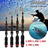 EDANAD Telescopic Fishing Rod SuperHard Adjustable Travel Fishing Tackle
