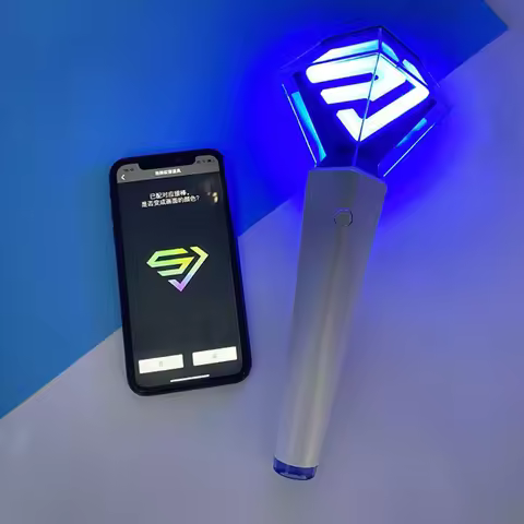 KPOP Super Junior Lightstick Ver.2 with Bluetooth Glow Hand Light Concert Cheer Superjunior Light St