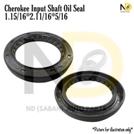 CHEROKEE INPUT SHAFT OIL SEAL 1.15/16x2.11/16x5/16 PART NUMBER NOK UH0341E1