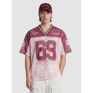 [Express Delivery] Somethingstreet : No.69 Oversized Shirt Mesh Fabric