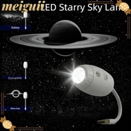 MEIGUII LED Starry Sky Lamp, USB Powered Adjustable Focus Galaxy Projector, 5V1A Large Range Project
