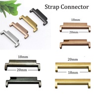 2pcs Connetor 18mm to 20mm, 20mm-22mm, 18mm-22mm Watch Strap Converter Metal Strap Translator Strap 