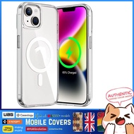 (Mobevo) JETech Magnetic Case iPhone 14 6.1Inch Compatible Wireless Charging, Shockproof Phone Bumpe