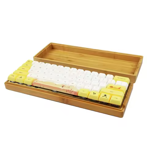 60% GK61 GK64 Hotswap Kit Wooden 61 64 Bluetooth Wireless GK61X GK64x GK64XS RGB Programmable PCB Pl