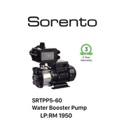 Sorento Automatic Water Booster Pump SRTPP5-60 1.3kW 1.5 {HP} 3 year door to door warranty