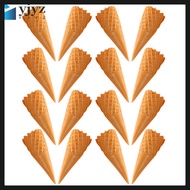 16Pcs Simulation Food Prop Decoration PVC Light Brown