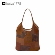 [Premium Grade] [MIU] IVY Retro Style Leather Tote Bag 5BG231 Goyi Color