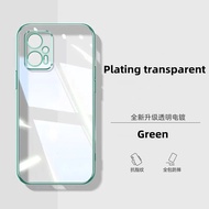 For Redmi Note 11 Pro+  Plating Transparent Soft Silicone Phone Cover For Redmi Note 11S Note 11 Pro Plus Lens Protection Cover