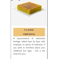 hari raya -Authentic BATAM LAMOIST Kueh Lapis / Layer Cake arge 1.2KG - CLASSIC original
