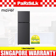 MAYER MMFT350MG 2-Door Fridge(334L)(Energy Efficiency Class 3)