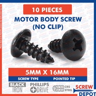 10PCS M5 x 16mm Fairing Clip Screw / Body Screw for Motorcycle Flarings / Screw Depot