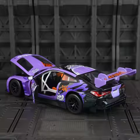 CCA 1:24 BMW M4 GT3 WASA branded Alloy Car Model Collection Door Openable Audi R8 LMS WASA Racing ha