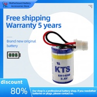 Genuine KTS ER14250 battery 3.6V 1/2AA Delta programmer DVP-32EH DVP-80EH series plc lithium battery