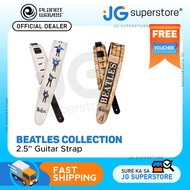 Planet Waves 2.5" The Beatles Collection Signature Vinyl Printed Guitar Strap (Help, Abbey Road)