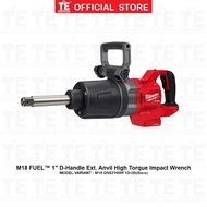 Milwaukee M18 Fuel 1" High Torque D-Handle Impact Wrench with Extended Anvil (M18 ONEFHIWF1D-0C0)