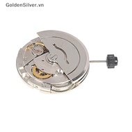 GoldenSilver 1Pcs 2813 Watch Movement 3 Hands Single Calendar Automatic Mechanical Movement For 2813