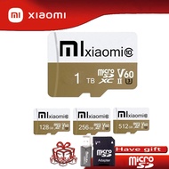 Xiaomi micro sd memory card class 10 512gb 128gb 32gb 64gb 256gb 16gb tf phone memory card for computer phone