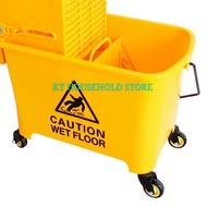 Mop cart wringer mop pail with wheel  Baldi Mop Beroda Mop Bucket Wheel Cart Jenitor Cart Cleaner KT
