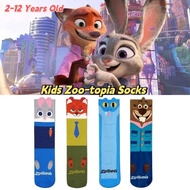 BLISS Children Cotton Socks, Zoo-topia 2 Judy Hopps Kids Nick Judy Socks, Comfortable Nick Wilde Mid