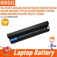 RR0G Laptop Battery 11.1V 5400mAh for Dell Latitude E6320 E6330 E6120 E6220 E6230 E6430S 7FF1K 823F9