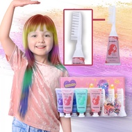 HaiolorPro Hair Chalk for Girls Washable, Hair Paint Wax Colored Girl Birthday Gift Ideas,6 PCS Temp