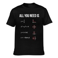 New Design All You Need Is Love Math Men'S Funny Tshirt Fast Shipping