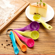 Measuring spoon Set of 5 Piece – Set of 5 ml and gram measuring spoons to scoop milk and medicine fo