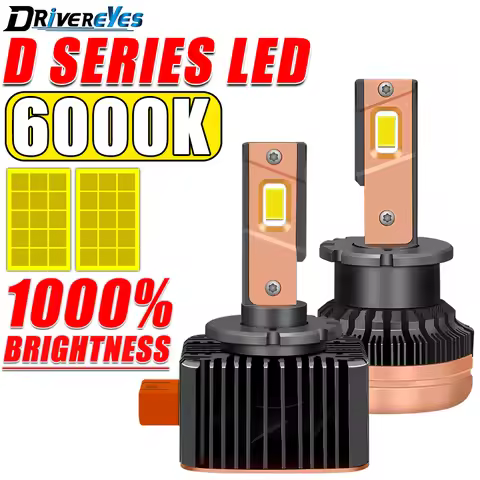 D1S D3S LED Car Headlight Bulb 5800000LM 100W D2S LED CANbus D8S D4S Car Lamps HID Xenon Upgrade Kit
